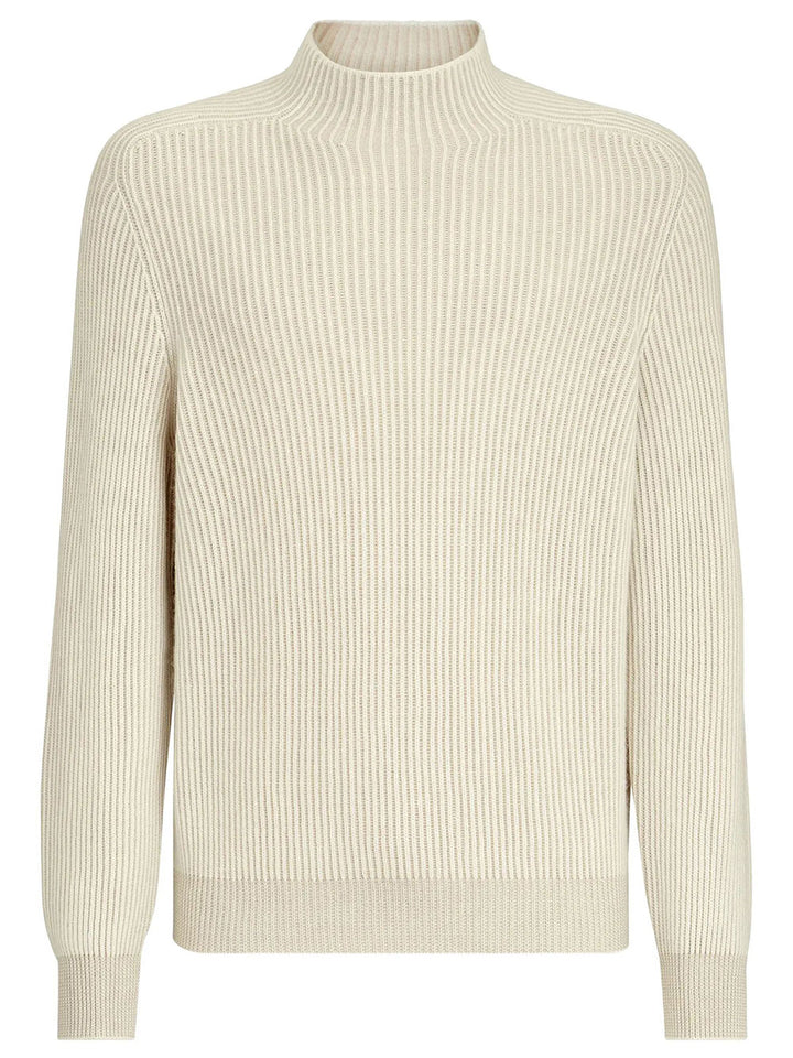 Brunello Cucinelli Turtle neck - Nude & Neutrals | 7b419e4da577e2acf0ac7e8407e004709c4a4945