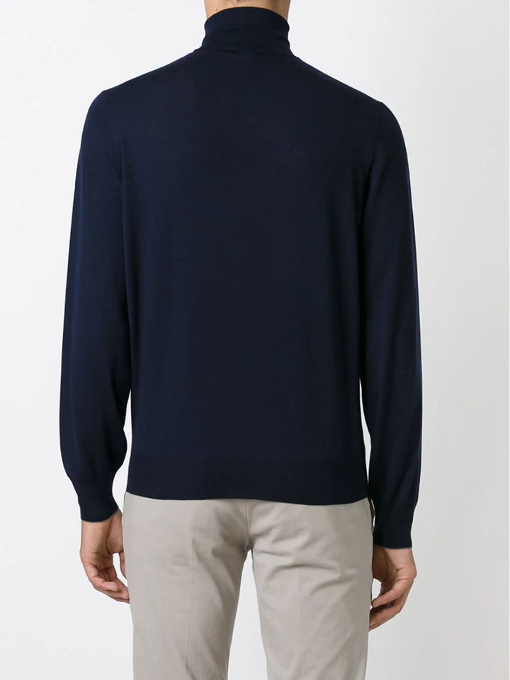 Brunello Cucinelli Turtle neck - Blue | 6f828238b578d4301d3a5213d2f64f01a997479c