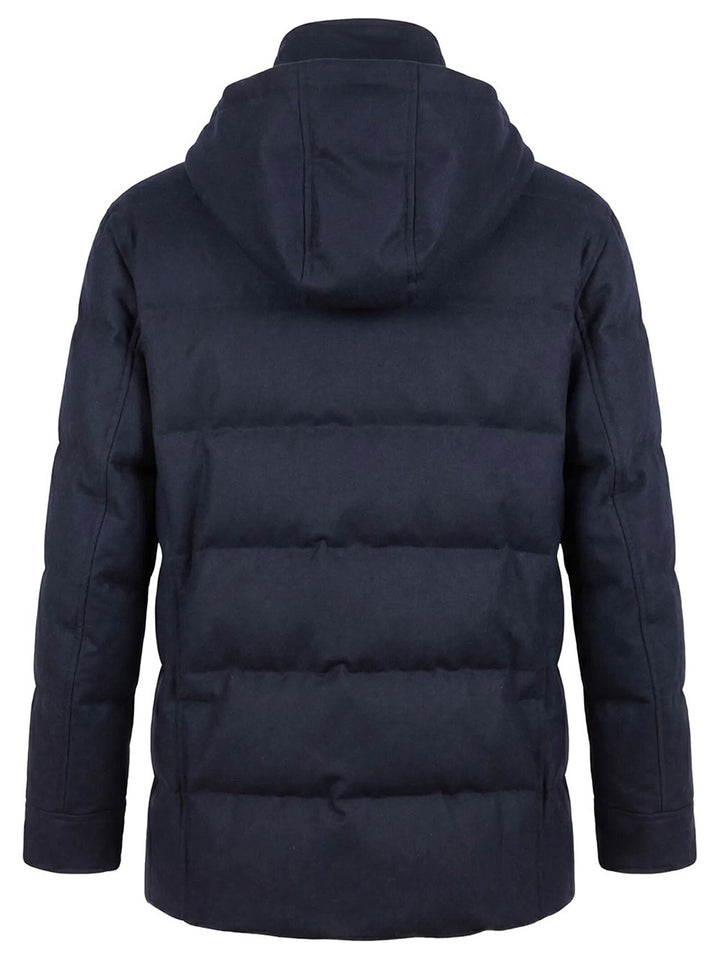 Brunello Cucinelli Down jackets - Blue | a407167b6f489d410d1430b22124e81844500d32