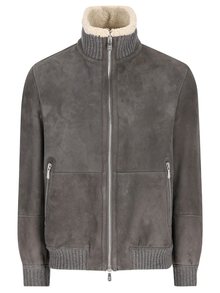 Brunello Cucinelli Leather - Grey | 07ca8d300c611eeb34b9b9997e35365234e4aca4