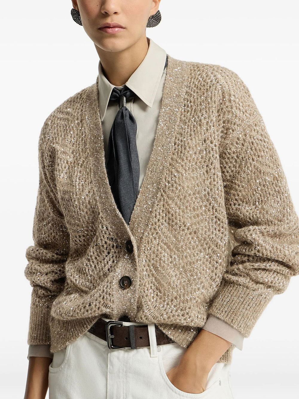 Brunello Cucinelli MAGLIA - Nude & Neutrals | 9aedd414734ba9b0e01000407127973ee9eec45e