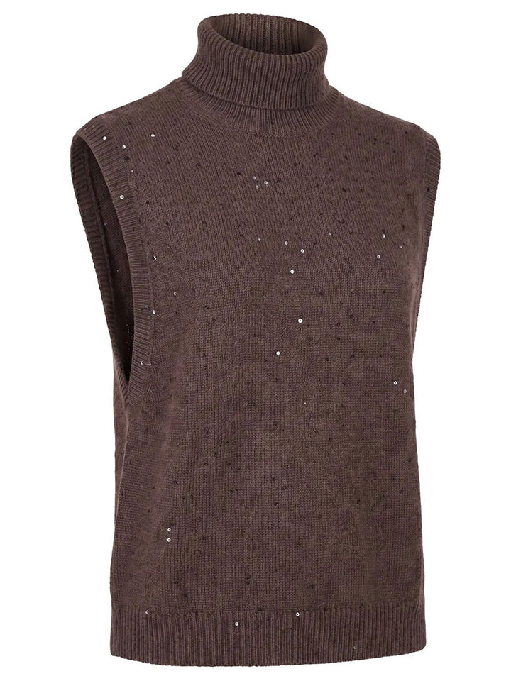 Brunello Cucinelli MAGLIA - Brown | 18f4aae4797fb0068934421c90020a1245f0b926