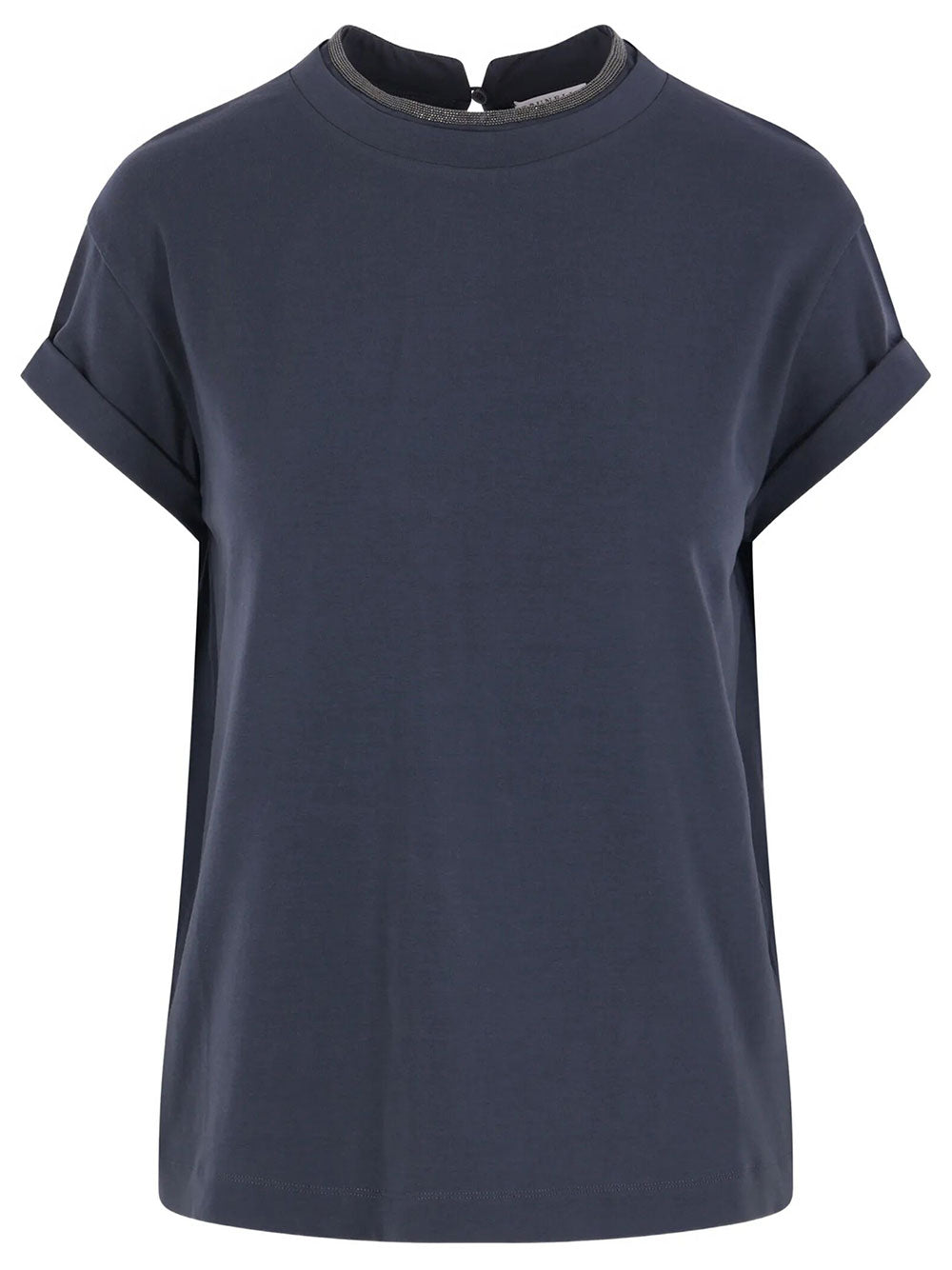 Brunello Cucinelli T-shirts - Blue | 92ba449bbe0fcae975b7986d61041a1b3b0ef7e7