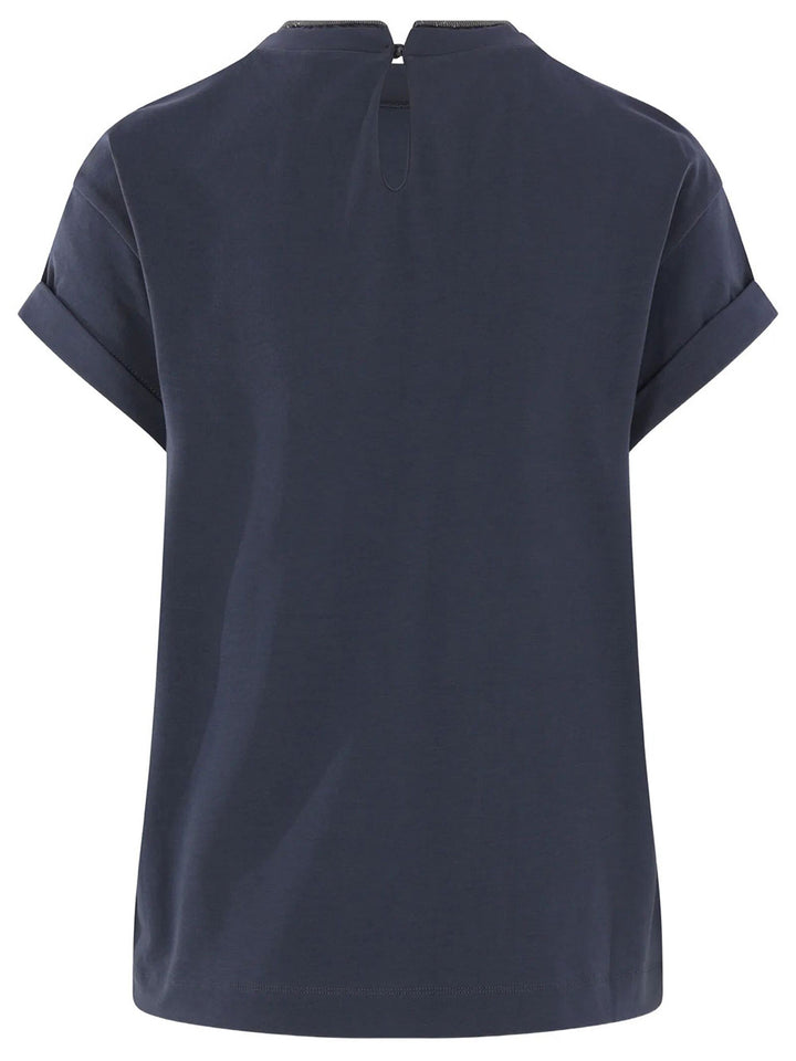 Brunello Cucinelli T-shirts - Blue | de95b902a1d1ea87b8a97eb82c4a4e86bbf61ef5