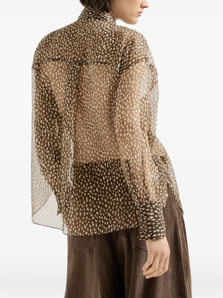 Brunello Cucinelli CAMICIA - Brown | 506f2c726a143509f8f52506a9d54a774b2d3640