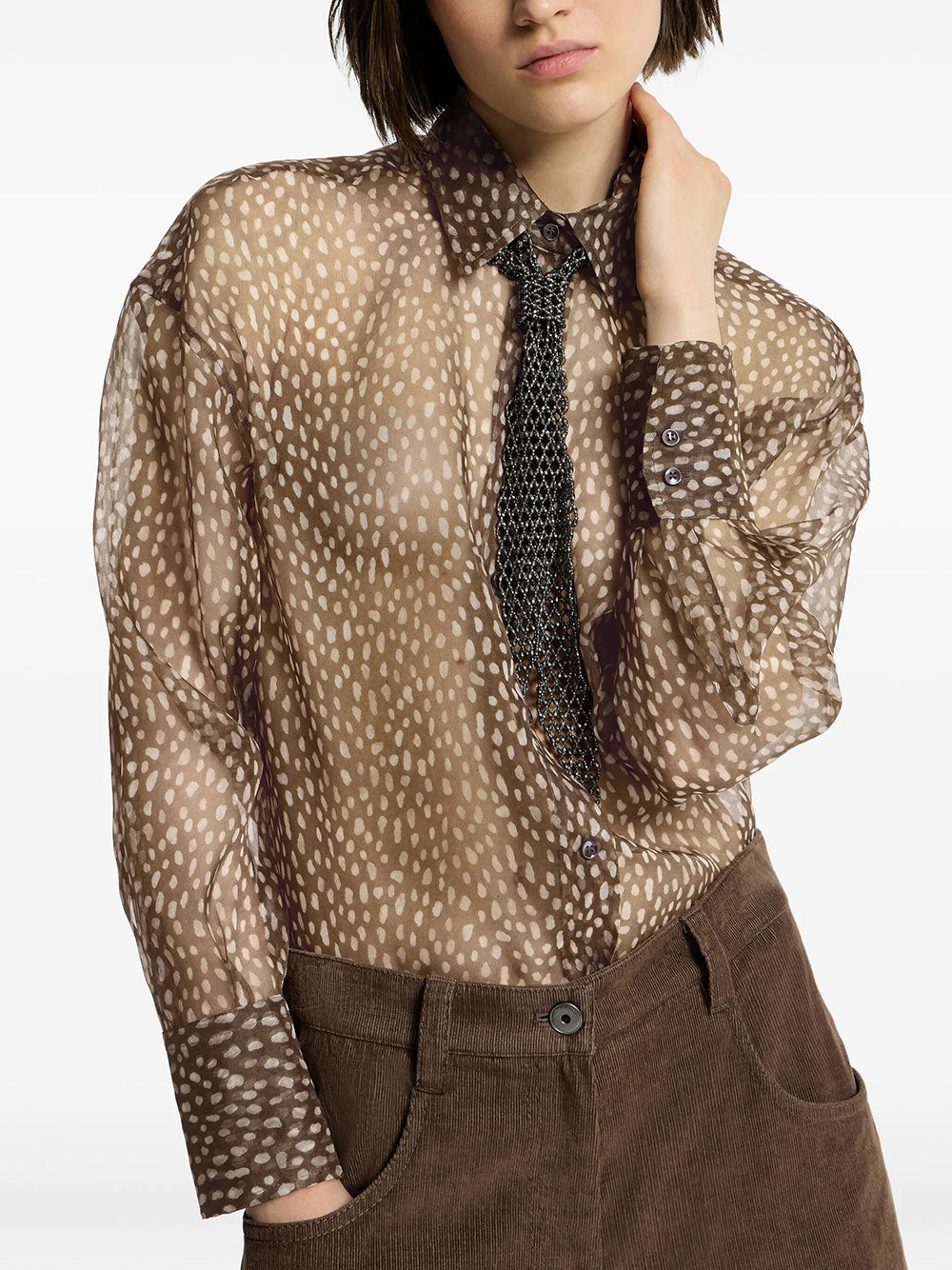Brunello Cucinelli CAMICIA - Brown | 29a08b3031406b1645c93029c5e077a4064d2a51