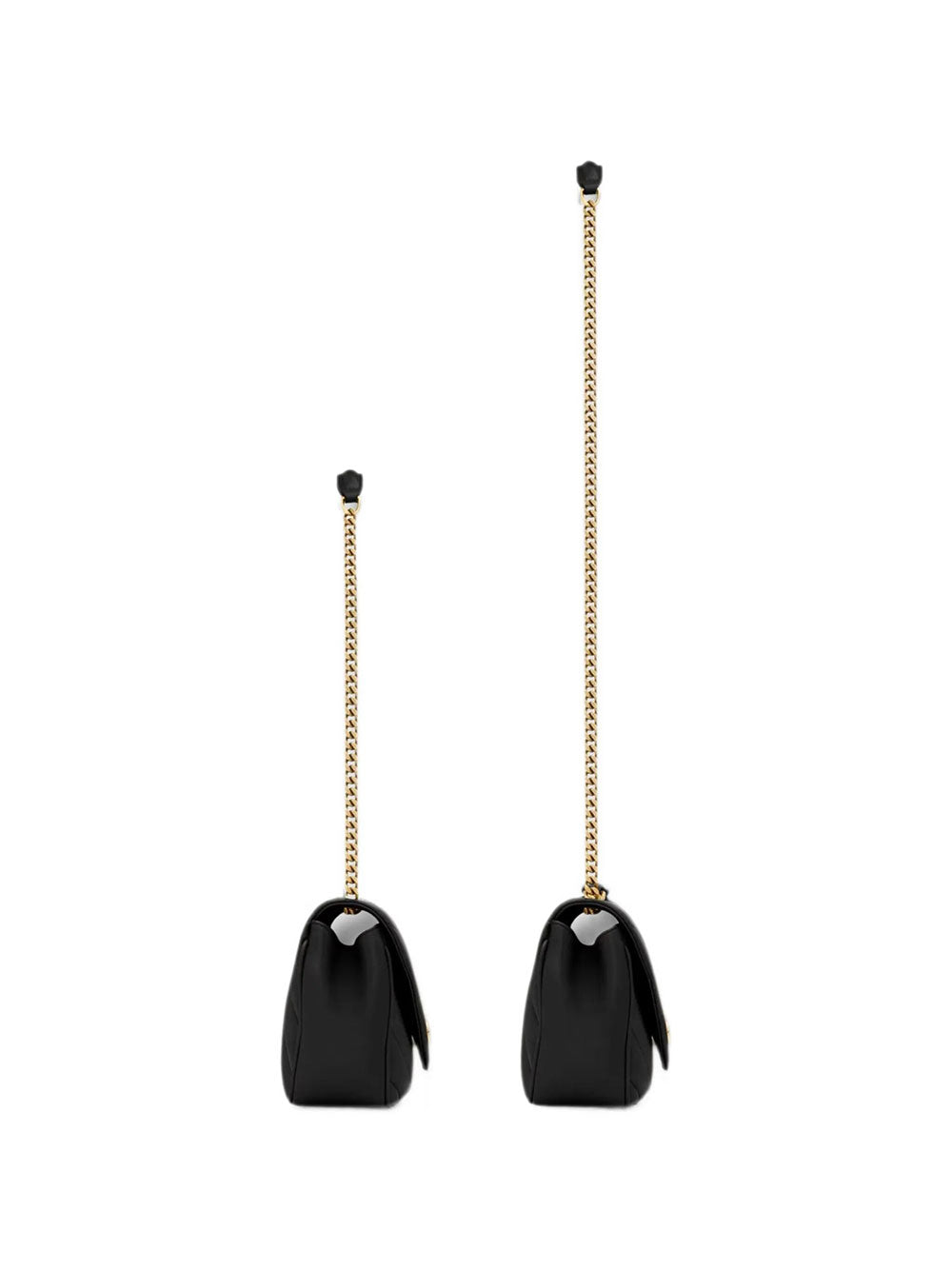 Saint Laurent Paris One Shoulder Bag - Black | 59613d7df9046e39ca014618a10ba192c5e6ea77