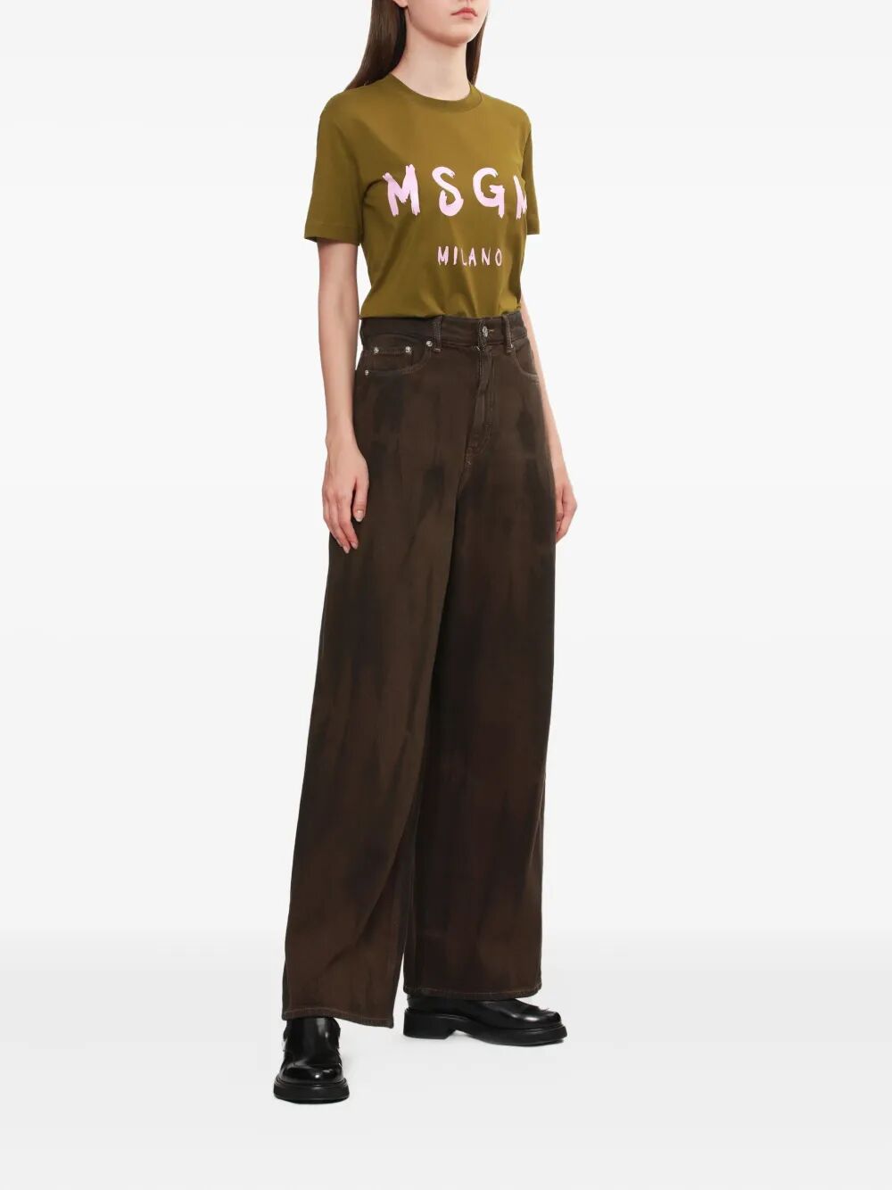 Msgm T-shirts - Green | ed9b5e3fda78d08670f38cd2c4507ee10f300648