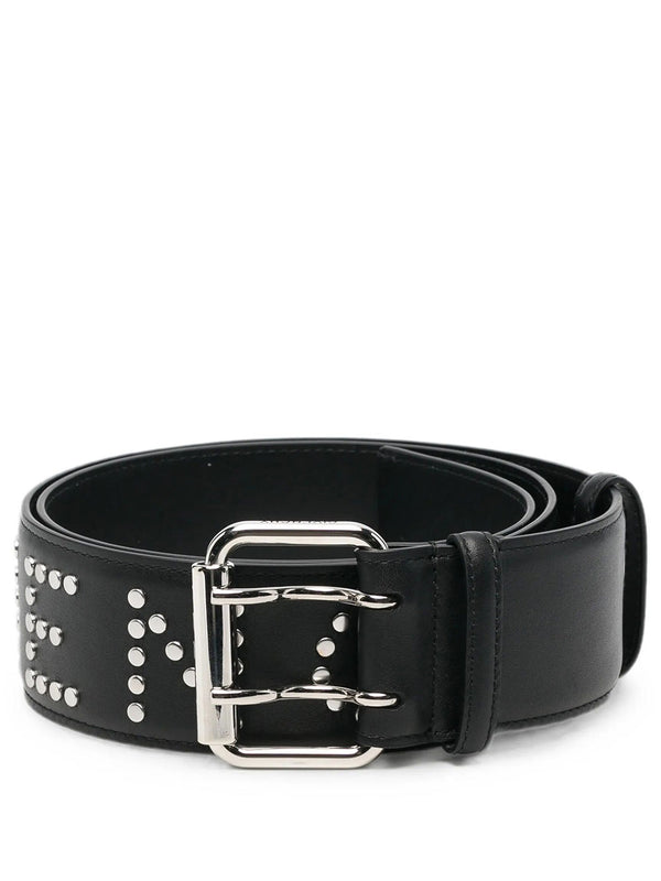 Leather Belt With Studs