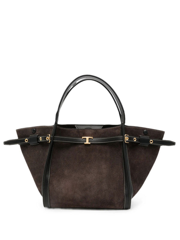T Timeless Small Suede Bag