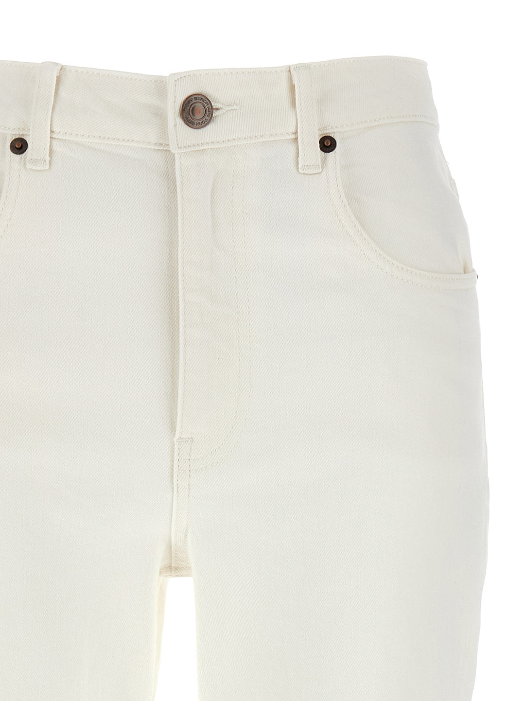 Tory Burch Cropped Jeans - White | 216f9821c77b0cd26c27ca0e809d91c40bdc2a91