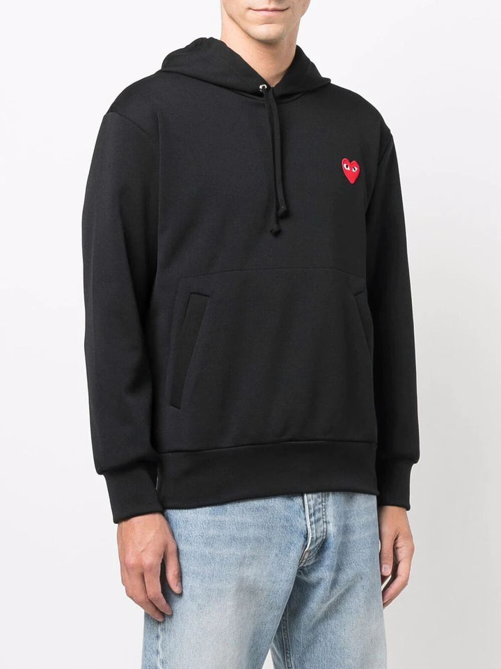 Comme Des GarÇOns Play Hoodies - Black | 9c8a2b483892cc37e51b4e98c8b8b8b80e027c3d
