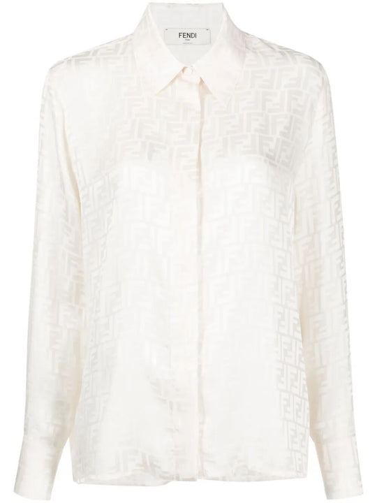 Ff Silk Oversized Shirt