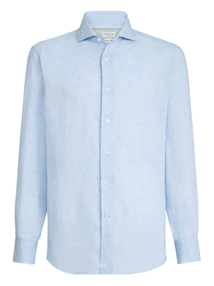 Brunello Cucinelli Plain - Blue | f00fb4fc9100e99b8e38c55c5b2bd2e1627eb69e