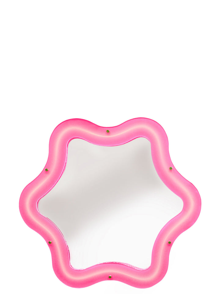 Supercurve Mirror Tiny Flower Decorative Accessories Pink