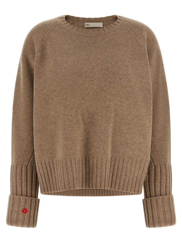 Wool Sweater Sweaters And Cardigans Beige