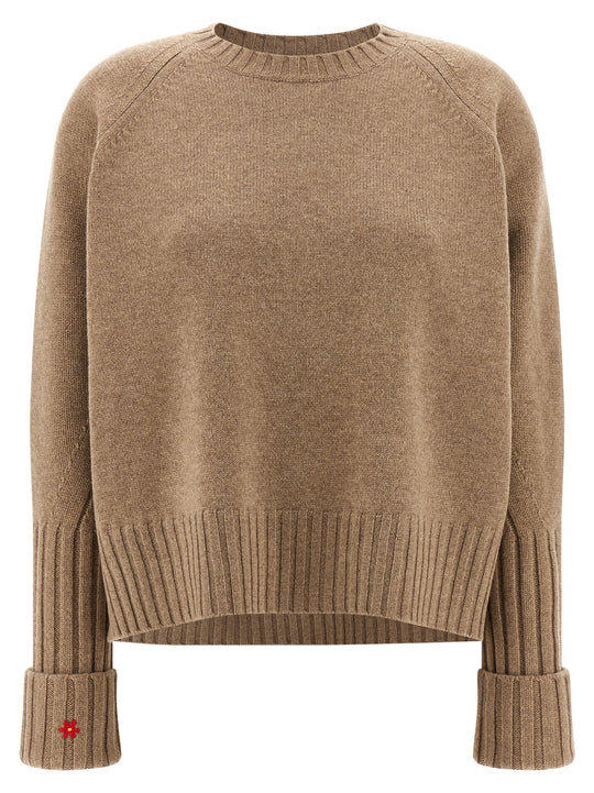 Wool Sweater Sweaters And Cardigans Beige