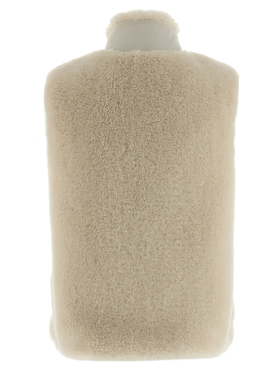 Tory Burch Colorblock Highpile Gilet - White | 014cc5e2452cc4fc63d6363e1f3bb14886d73247