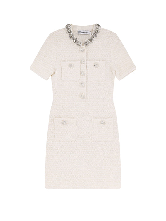 Dress With Jewel Buttons