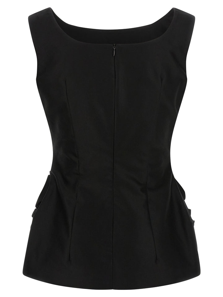 Magda Butrym 05 Tops - Black | ac437f3d9e4b8dc8f898ea013484fe2a20f04702