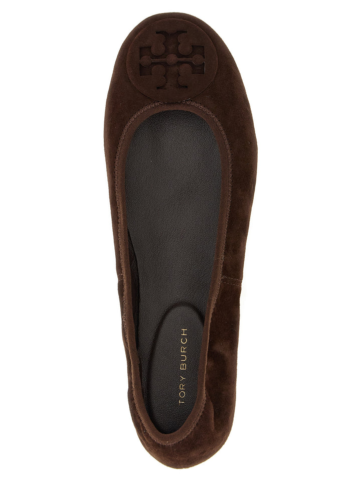 Tory Burch Minnie Travel Flat shoes - Brown | 83f7fb1a324570792cf3b138e8d9ed11d012a163