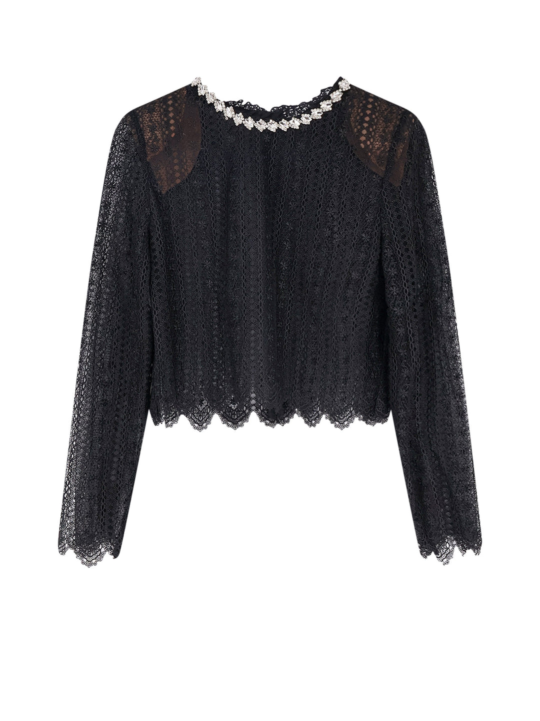 Self Portrait T-shirts and Polos - Black | c77a1d0ee2fce93a3c3b5b985a09e3ad1d09df89