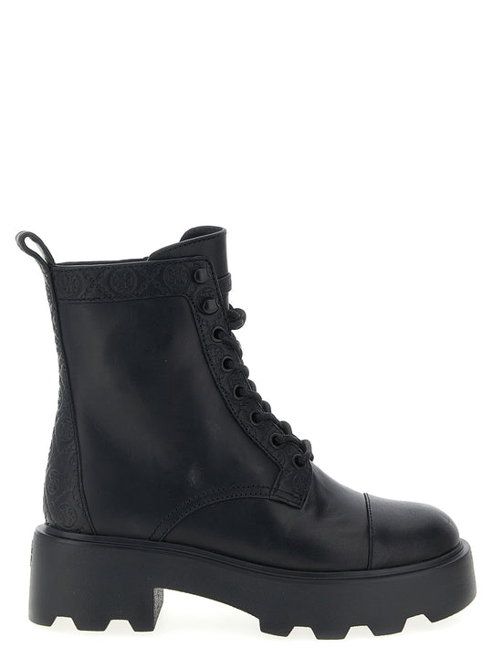 T Monogram Boots And Ankle Boots Black