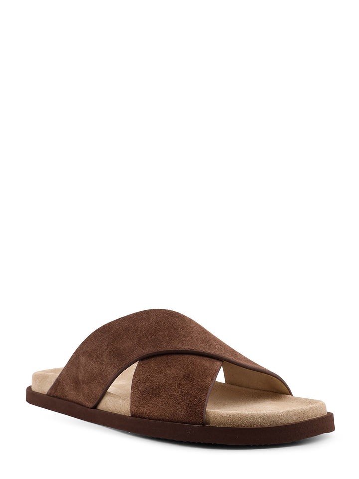 Brunello Cucinelli Sandals - FANGO CAMEL | 01ddb298a2f234437d460f4faaa3b16dd8a1cb75