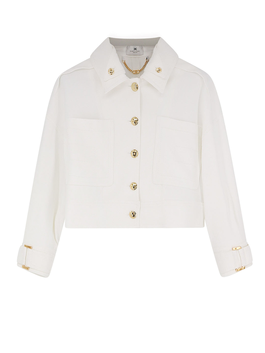 Elisabetta Franchi Jackets - Light and natural | 9143abb33dbea80340cca095ca713113e62416d3