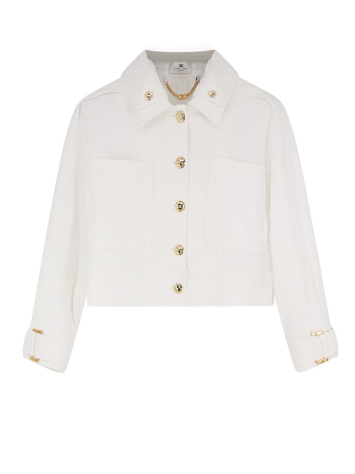 Elisabetta Franchi Jackets - Light and natural | 9143abb33dbea80340cca095ca713113e62416d3