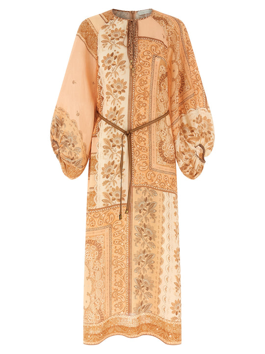 Lucky Tunic Midi Dresses Pink