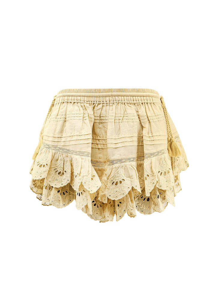 Marant Etoile Shorts - Light Ochre | 8684ea78294ba1f8c835b7ef8227f2641fc5a243