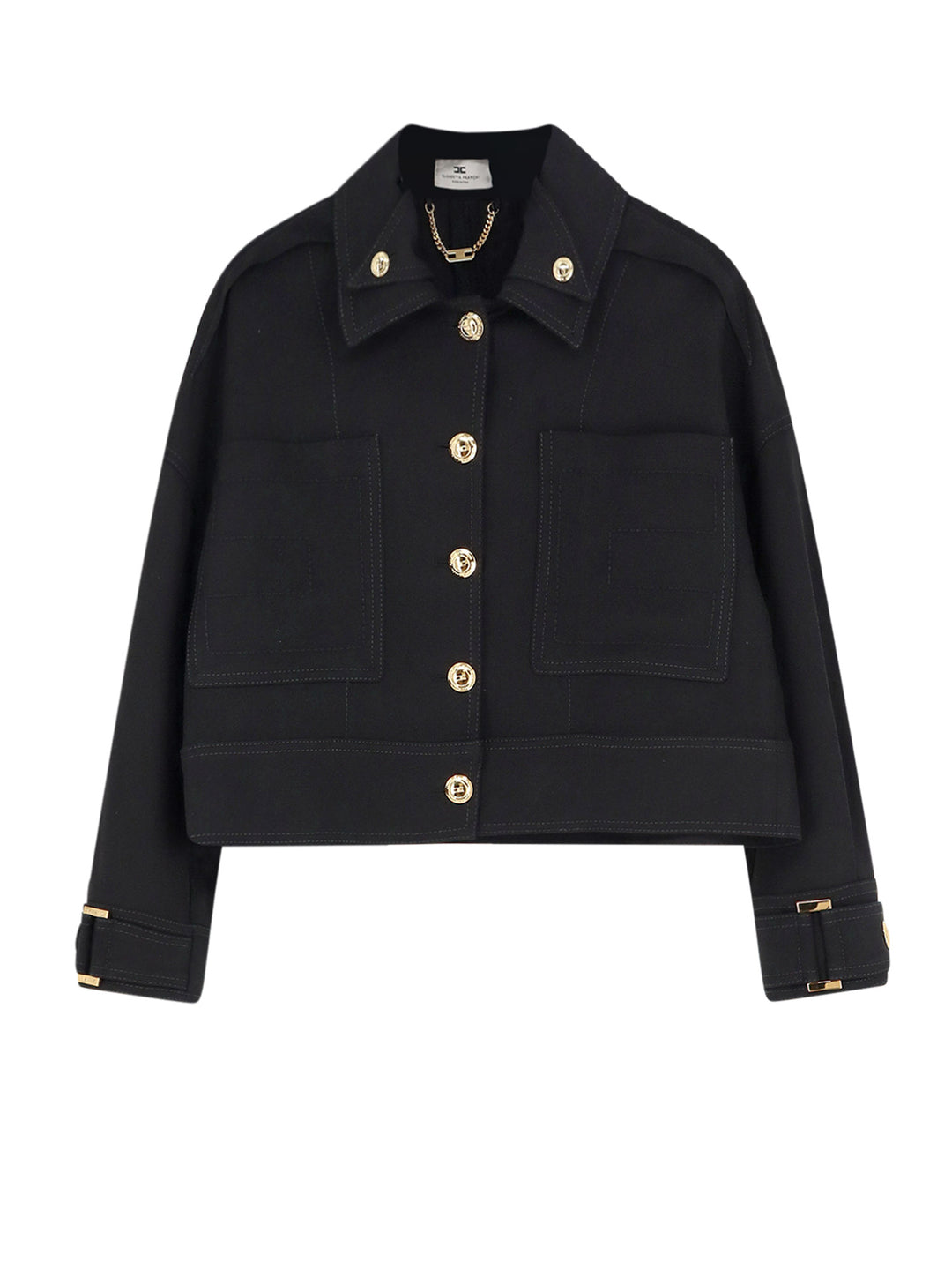 Elisabetta Franchi Jackets - Blacks and greys | 70a85626932ffc91ade70a1914bed1afa1ea2c59