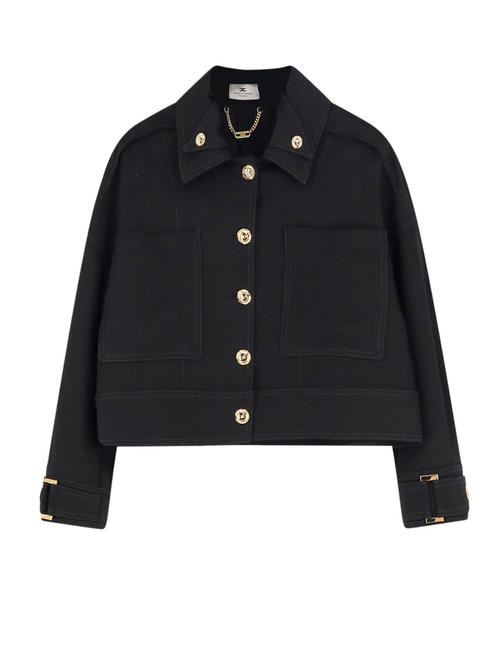 Elisabetta Franchi Jackets - Blacks and greys | 70a85626932ffc91ade70a1914bed1afa1ea2c59