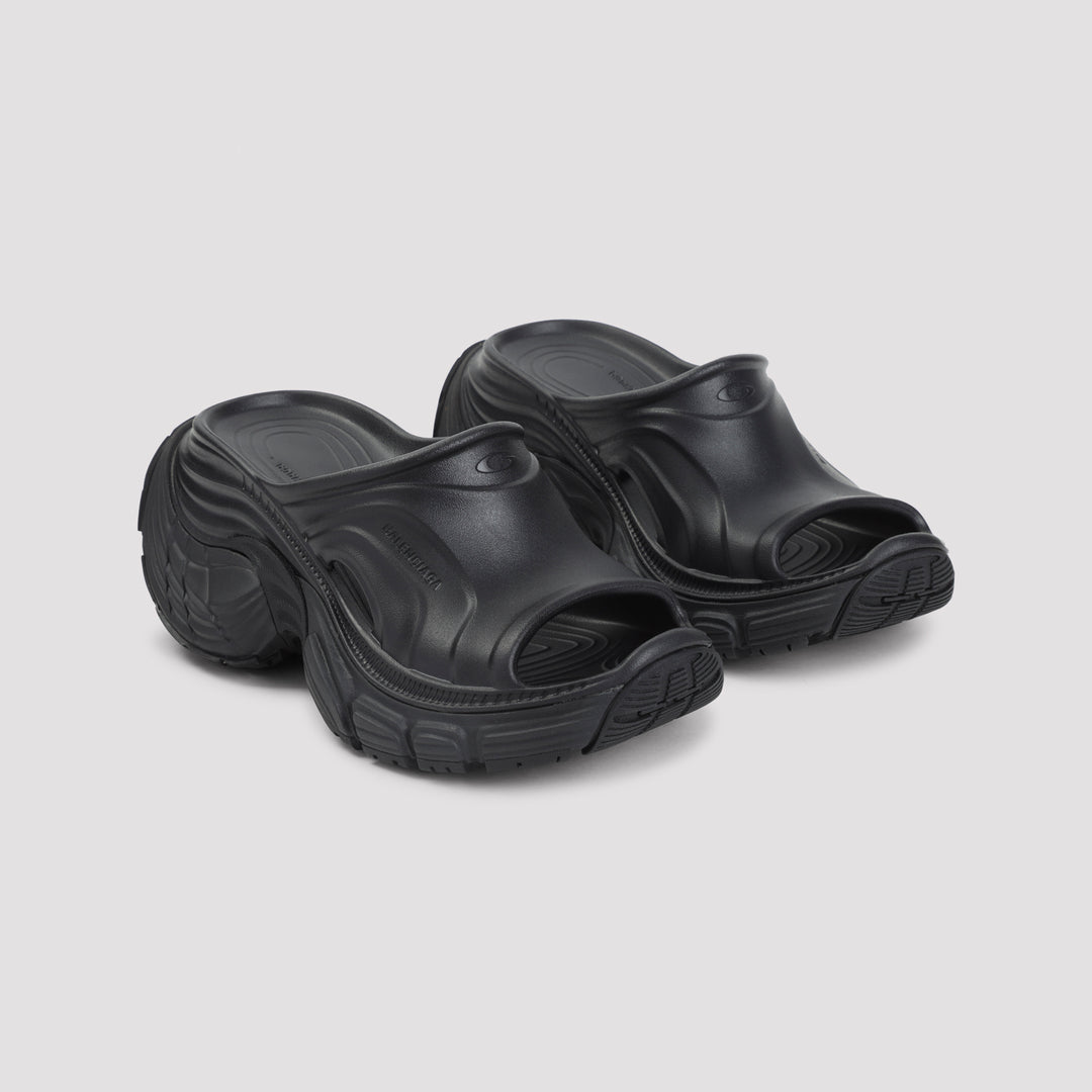 Balenciaga Slippers - Black | 2c6c15a25a3382b660afdc28bbc918c47e6f960d