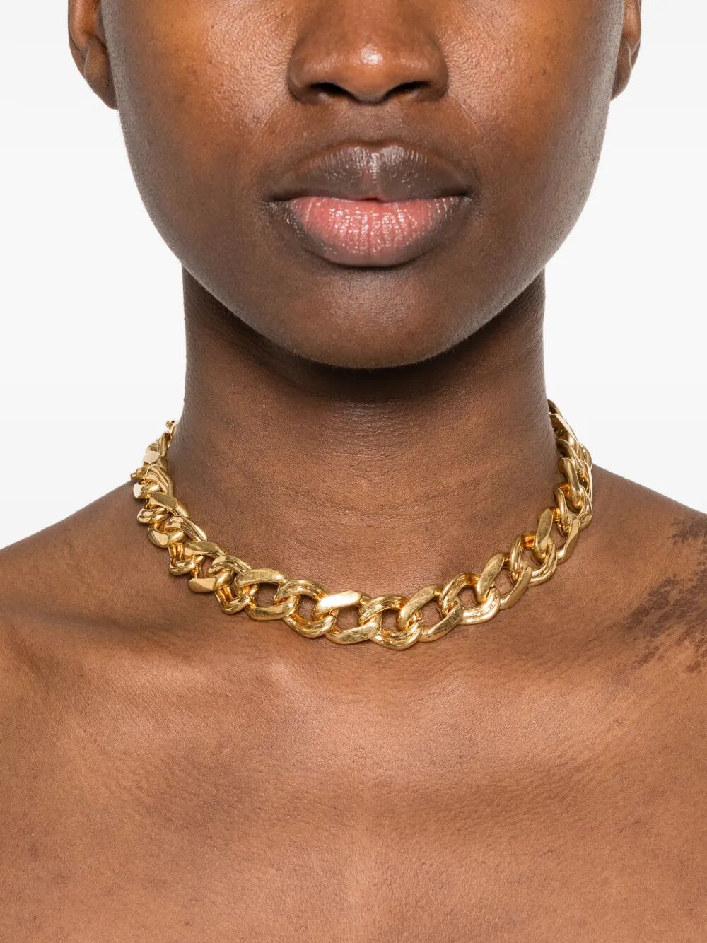 Saint Laurent Paris Collana - Metallic | 634821620ab5d3e06295c1101fbd1d89052af48d
