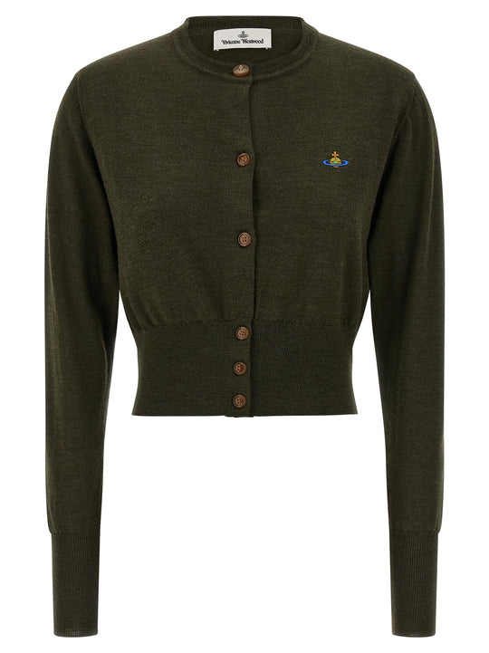 Bea Cropped Sweaters And Cardigans Brown