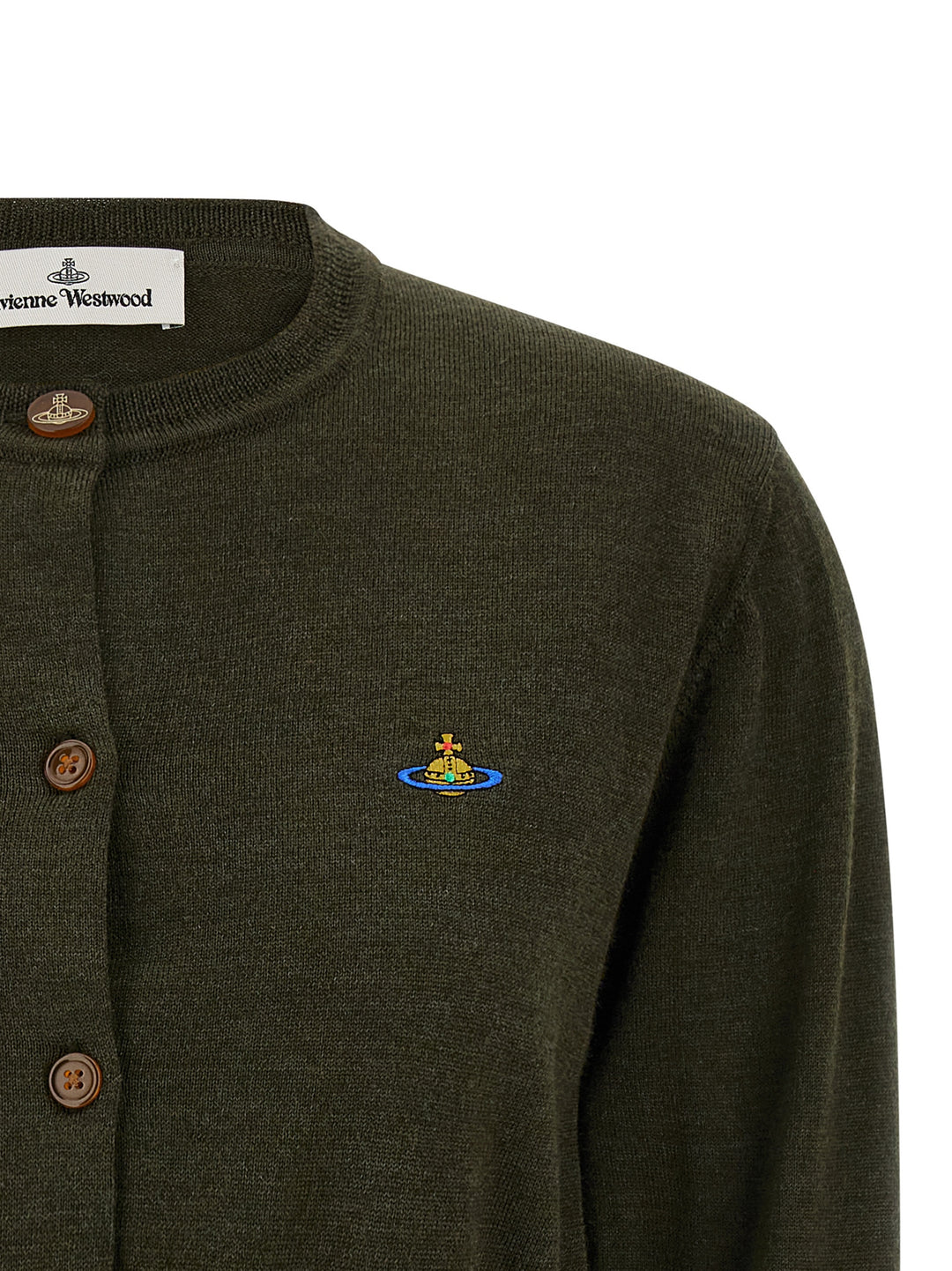 Vivienne Westwood Bea Cropped Sweaters and Cardigans - Brown | e0e328b3c0f29539b30d6a5068583585000affe5