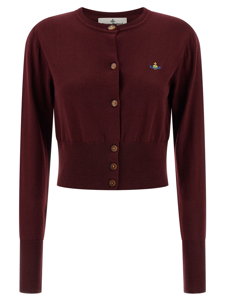 Vivienne Westwood Bea Sweaters and Cardigans - Bordeaux | d78ae9e5fcfef9fb1da63e0401a505a2306230ec