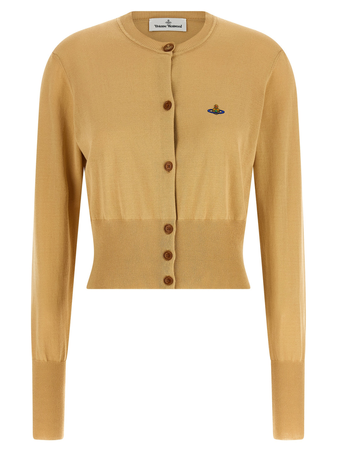 Vivienne Westwood Bea Cropped Sweaters and Cardigans - Beige | de74133d63151881e522cd7280114872f952874d