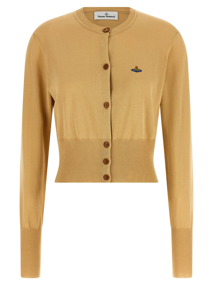 Vivienne Westwood Bea Cropped Sweaters and Cardigans - Beige | de74133d63151881e522cd7280114872f952874d