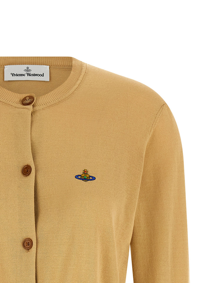 Vivienne Westwood Bea Cropped Sweaters and Cardigans - Beige | 42bb7a24f2893f4001e41eeeb676e6a82f148e8b