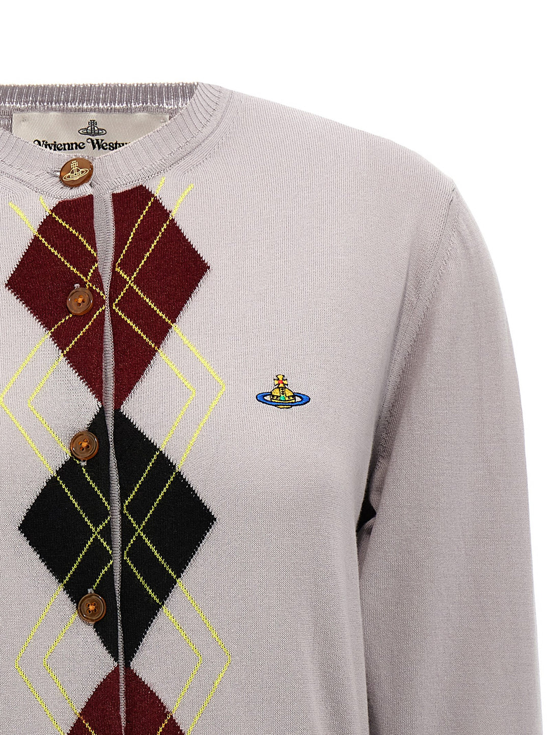 Argyle Sweater, Cardigans Multicolor