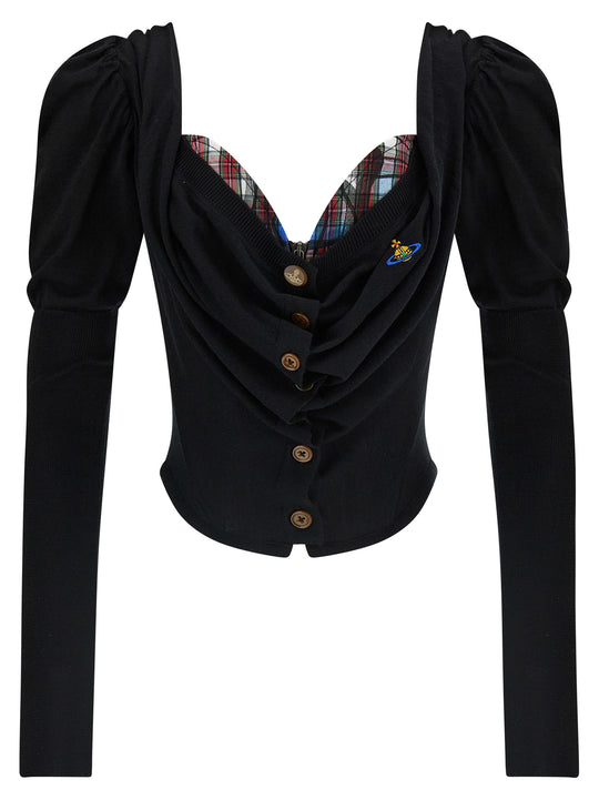 Bea Corset Sweaters And Cardigans Black
