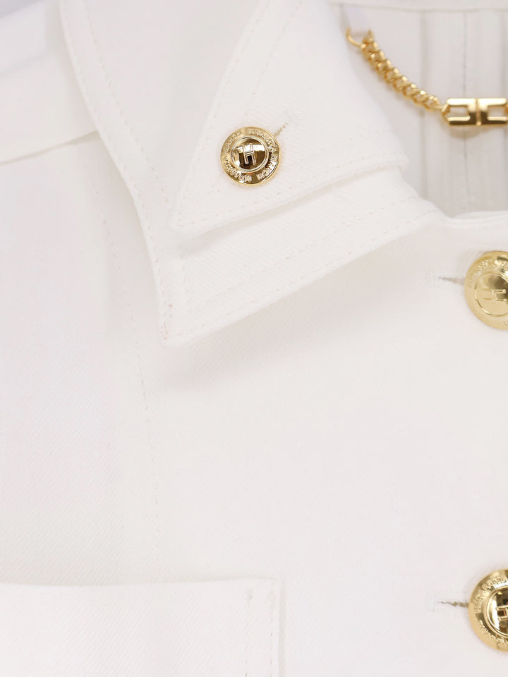 Elisabetta Franchi Jackets - Light and natural | f4111d285ff5c30781adefad5e664a58bcdcc55e