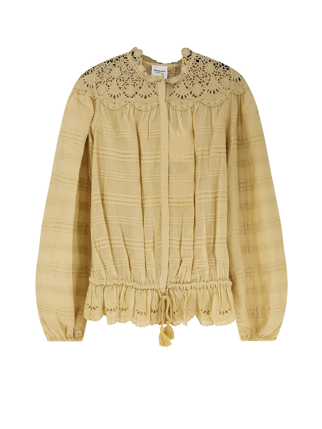 Marant Etoile Shirts - Light Ochre | 147abc1588e02838af70a7eac7736884d75108a3