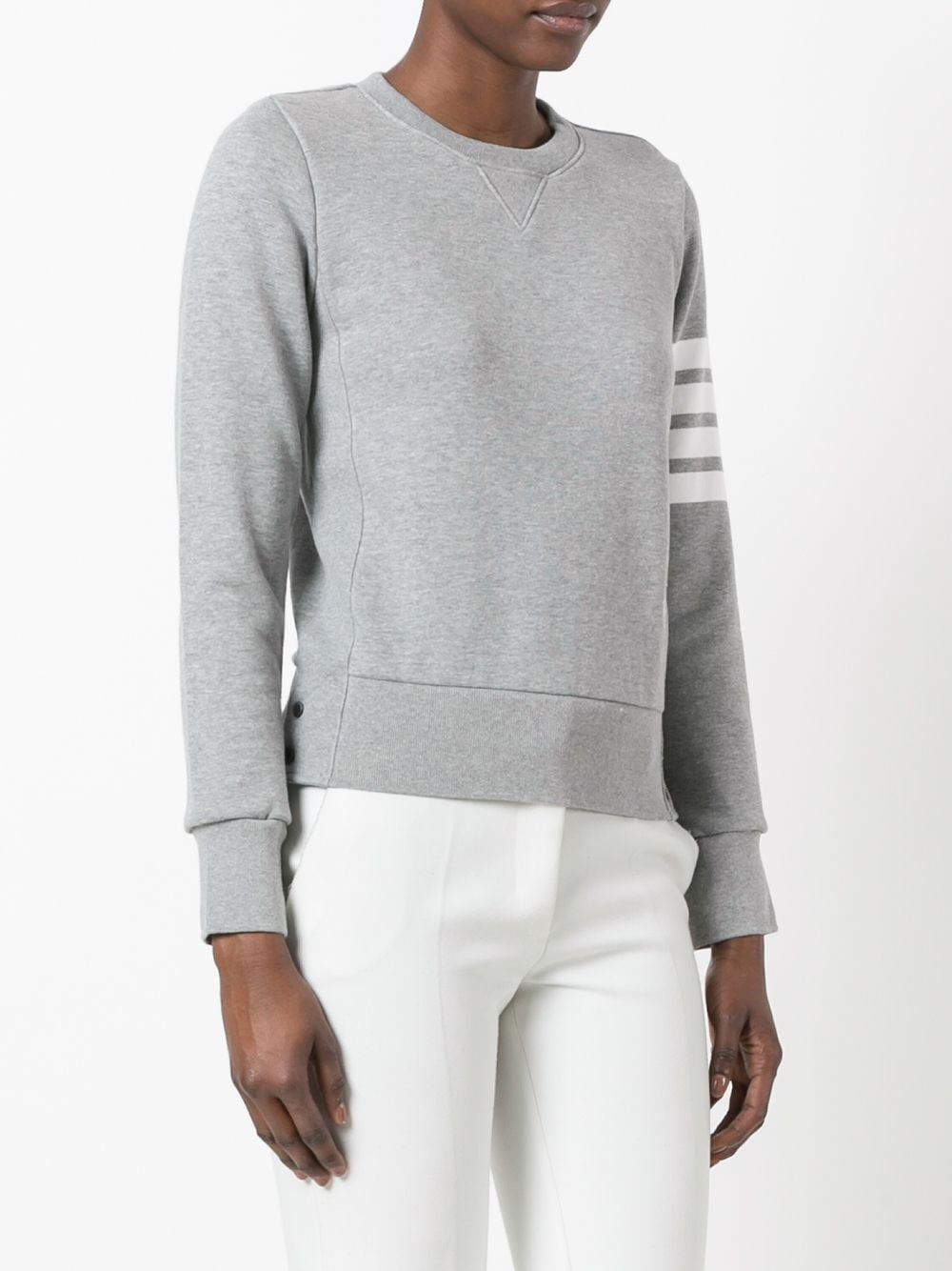 Sweatshirt with stripes