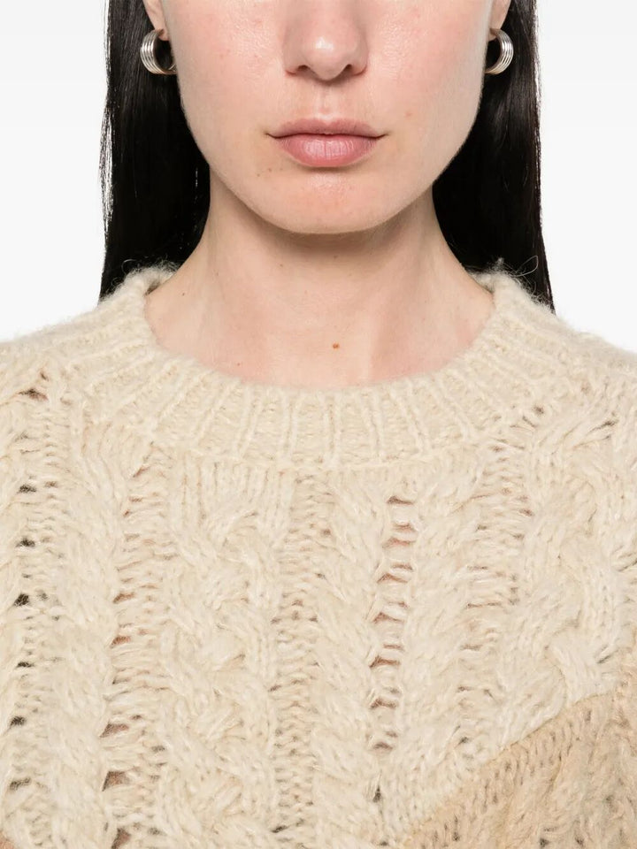 Marant ÉToile Pullover - Nude & Neutrals | b8ca2345d1e5b3c07e16c9c21b181be133e6e1af