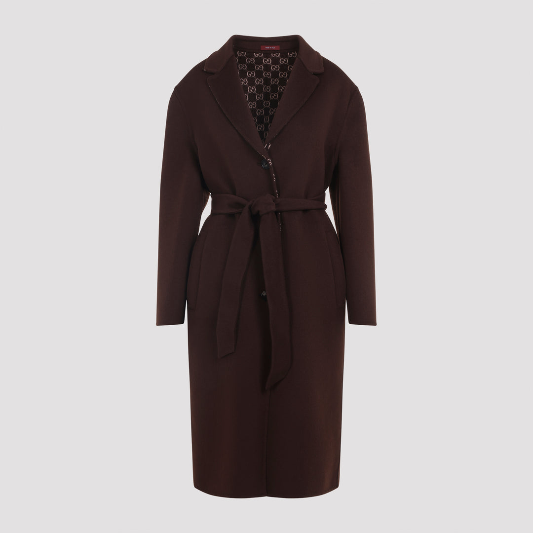 Gucci Double breasted & peacoat - Brown | 1e9d78d345a9c896a5cceb52711a73993ed1345d