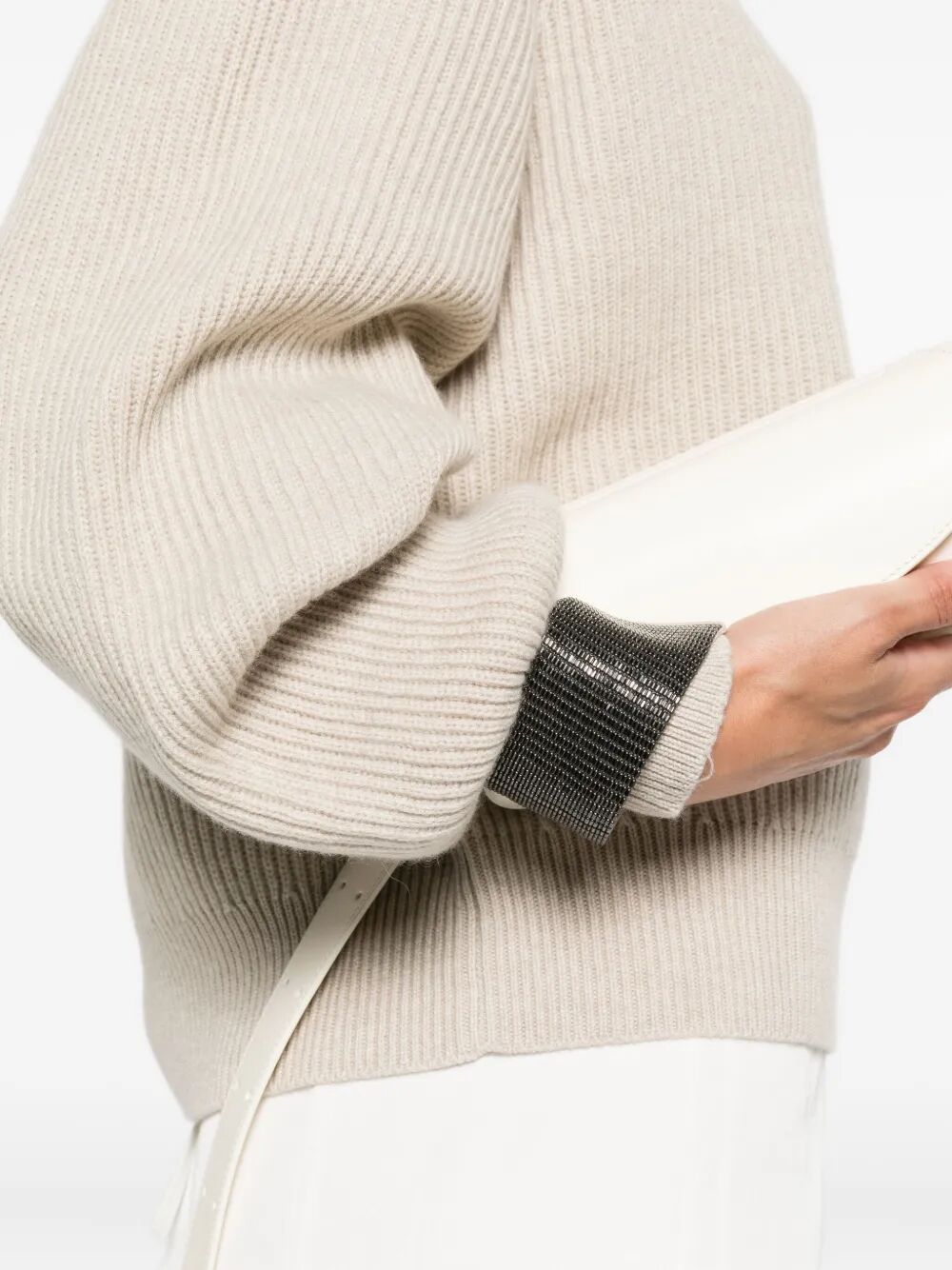 Brunello Cucinelli MAGLIA - Nude & Neutrals | 66b3aeefbee20e6debb763af3d9ad52ccc78055e